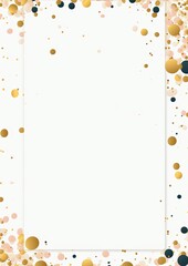 Personalize, Fill in the Blank, design Template Illustration and backgrounds for party and celebration printed invitations, posters, flyers, and banners, gold, bubbles, circles, paint, happy new year