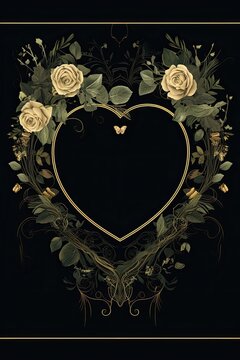 Personalize, Fill in the Blank, design Template Illustration and backgrounds for party and celebration printed invitations, posters, flyers, and banner, rose, flower, black, wedding, funeral, memorial