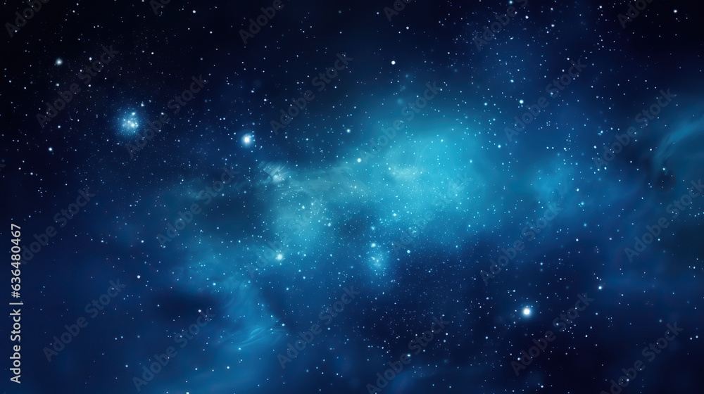 Wall mural blue moon. super full moon august. moon bright. stars. the background full of stars in the galaxy.