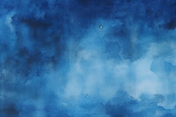 Abstract watercolor paint background blue color grunge texture for background, banner  | Generative AI