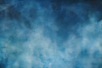 Abstract watercolor paint background blue color grunge texture for background, banner  | Generative AI