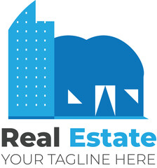 Creative Real Estate Simple Logo Design 