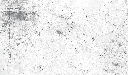 Old texture of the wall covered with paint with the effect of damage, dust, graininess, cracked. Concrete surface - Overlay texture, template grunge stamp. Dirty grainy overlay texture. Vector stamp