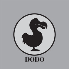 dodo bird logo illustration © Kholil