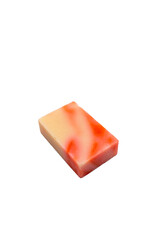 orange soap on a transparent background 