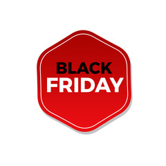 Obraz premium black friday Sale label price tag banner badge