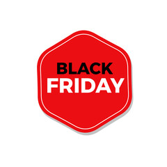 Obraz premium black friday Sale label price tag banner badge