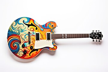 Guitar Isolated on White