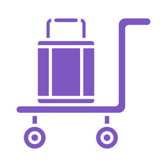 Luggage Cart Icon