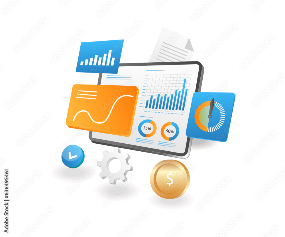 Poster analysis of the speed of business development