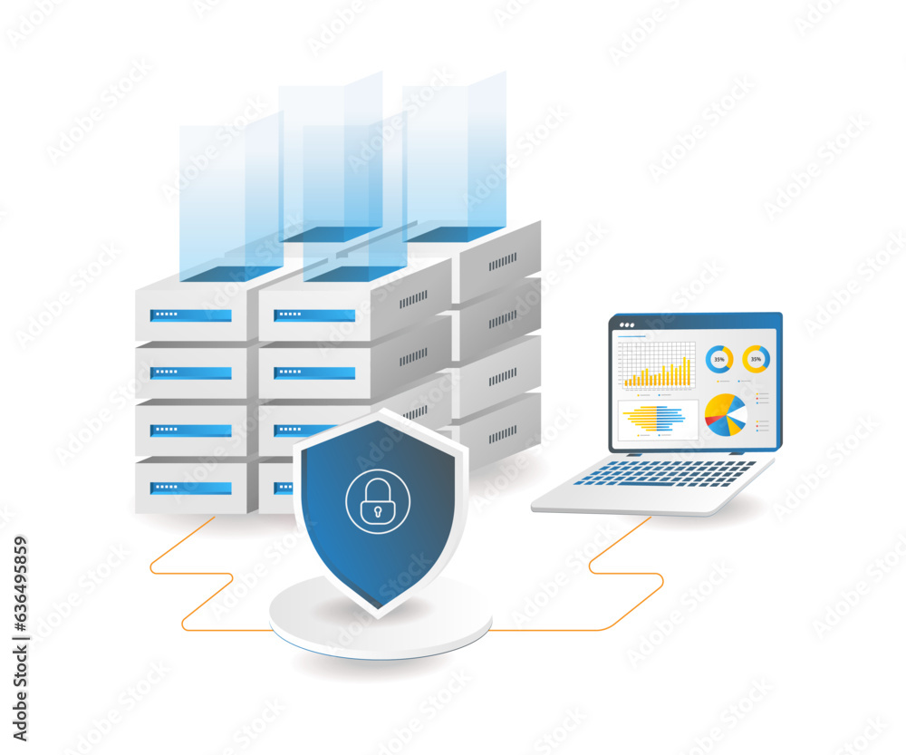 Poster Hosting server data security analysis