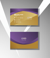 Simple and clean visiting card design.