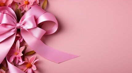 For the October month campaign, a cute pink ribbon form with a pink background paper will be used to represent breast cancer awareness..