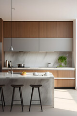 modern kitchen interior