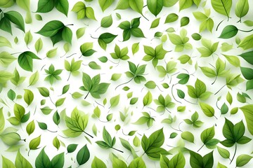 Fototapeta na wymiar Green leaves background. Generative AI