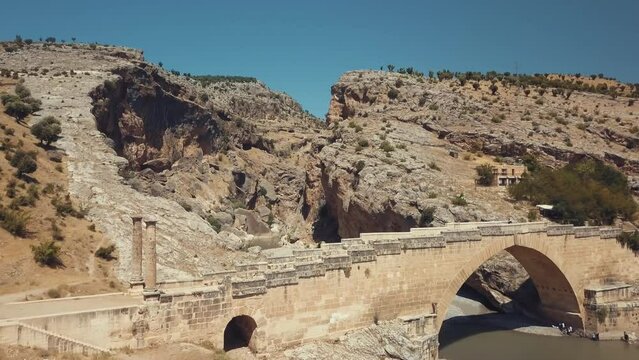 The Cendere Bridge is a late Roman bridge located near the ancient city of Adiyaman, Turkey