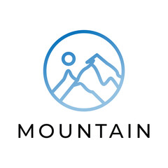 Mountain logo design inspiration Vector Design Template