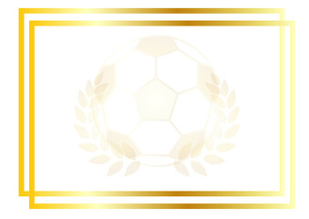 soccer gold frame