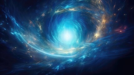 Obraz premium Mystical vortex, swirling energy, portal to another world.