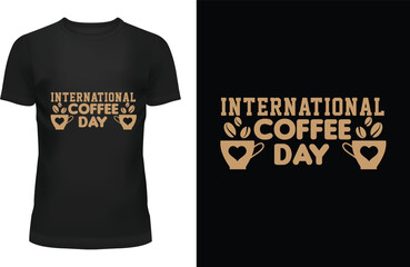international coffee day T SHIRT DESIGN