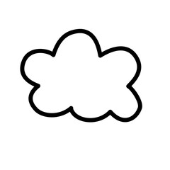 Cloud line icon