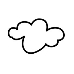 Cloud line icon