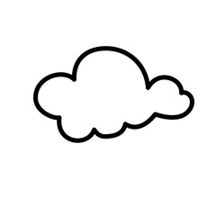 Cloud line icon