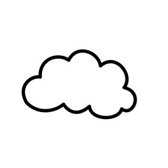 Cloud line icon