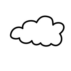 Cloud line icon