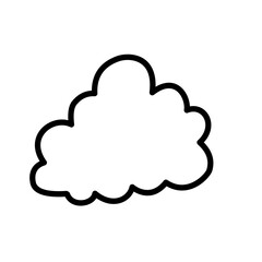 Cloud line icon