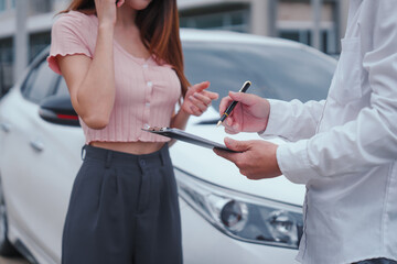 Car insurance employees with customers who have had a car accident claim the cost of car repairs....