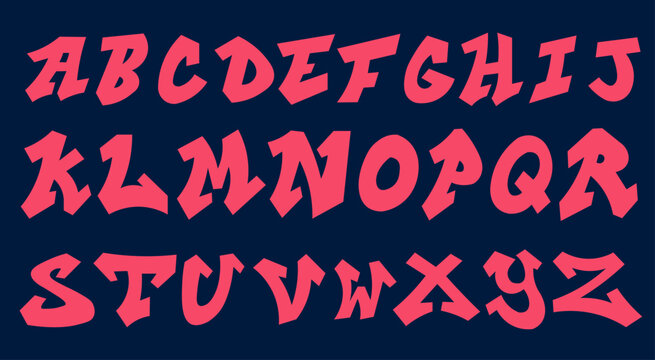 Graffiti Letter/Alphabet Text Design
