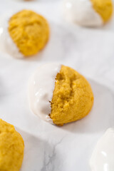 Lemon Cookies with White Chocolate