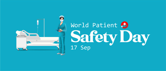 World Patient Safety Day poster design.