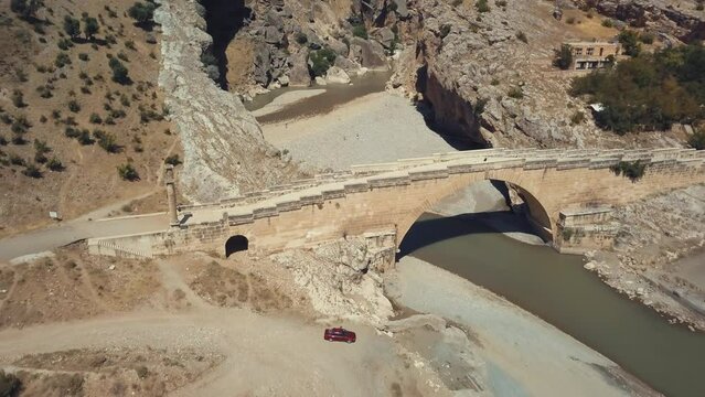 The Cendere Bridge is a late Roman bridge located near the ancient city of Adiyaman, Turkey