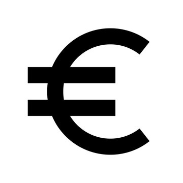 Euro symbol. Euro currency. Vector.