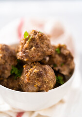Oven Baked Meatballs