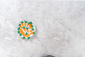 Carrot bundt cake with cream cheese frosting