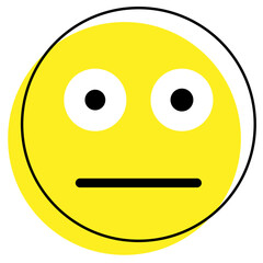 Shocked Face Emoticon