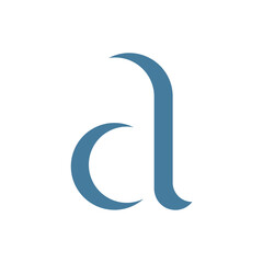 Obraz premium Monogram design vector logo. Monogram initial letter mark A logo design. Monogram design vector logo. Monogram initial letter mark A logo design simple A monogram