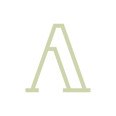 Monogram design vector logo. Monogram initial letter mark A logo design. Monogram design vector logo. Monogram initial letter mark A logo design simple A monogram