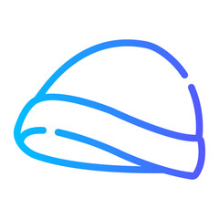 beanie Line Gradient Icon