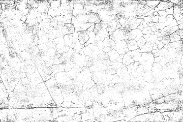 Distressed black texture. Dark grainy texture on white background. Dust overlay textured. Grain noise particles. Rusted white effect. Grunge design elements. Vector illustration, EPS 10.