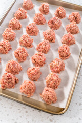 Oven Baked Meatballs