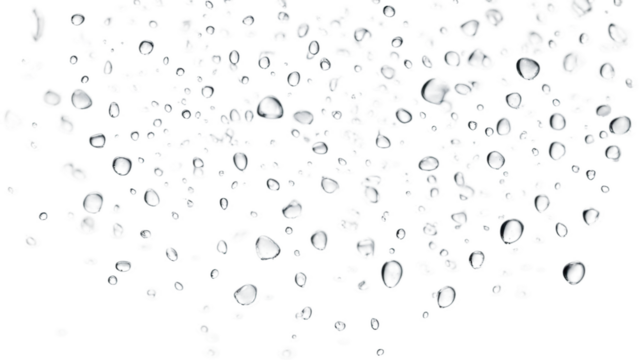 abstract rain drops on window isolated on a transparent background, generative ai