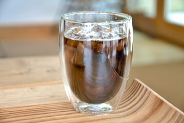 グラスに入ったコーヒー