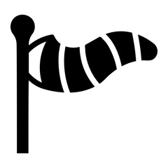 wind direction Solid icon