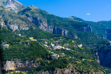 Fototapeta na wymiar Stunning Positano Village on the Exclusive Amalfi Coast
