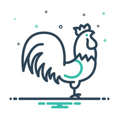 Mix icon for cock  © WEBTECHOPS