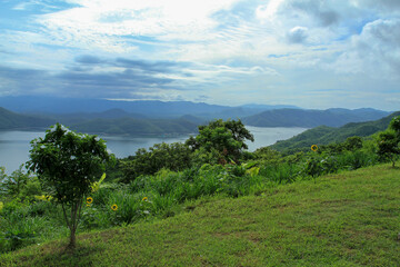 Srinakarin Dam View Point, Tha Kradan, Si Sawat District, Kanchanaburi, Thailand